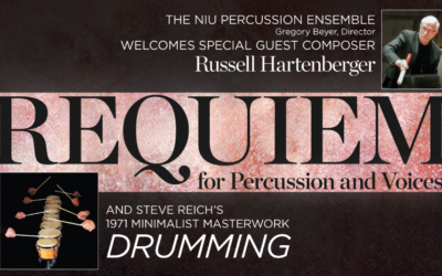 Spring Percussion Ensemble concert features premiere of Russell Hartenberger’s “REQUIEM”